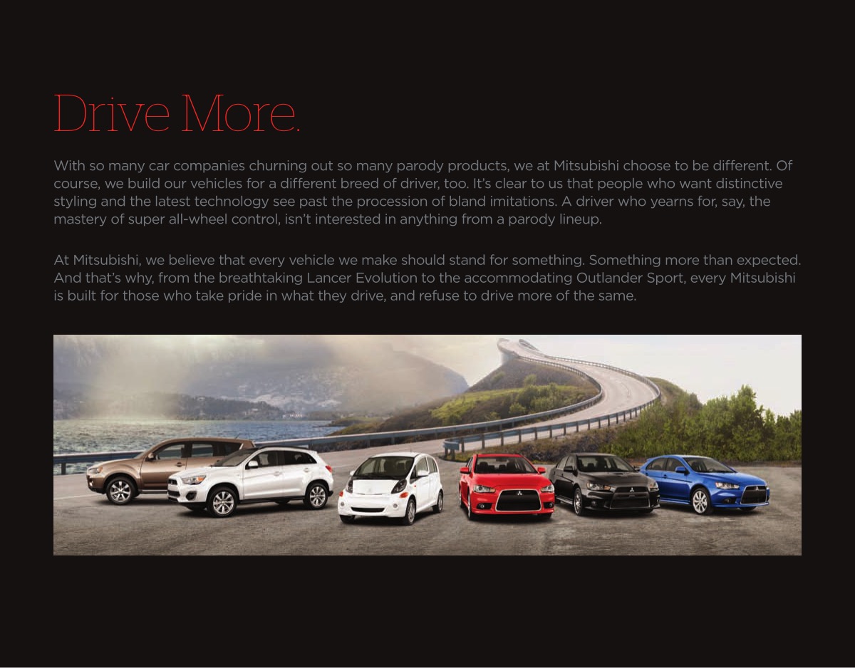 2013 Mitsubishi Full Line Brochure Page 14